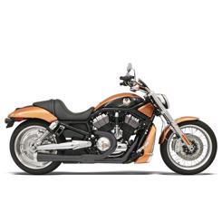 Harley Davidson V-Rod Bassani Road Rage MC Udstødning Sort
